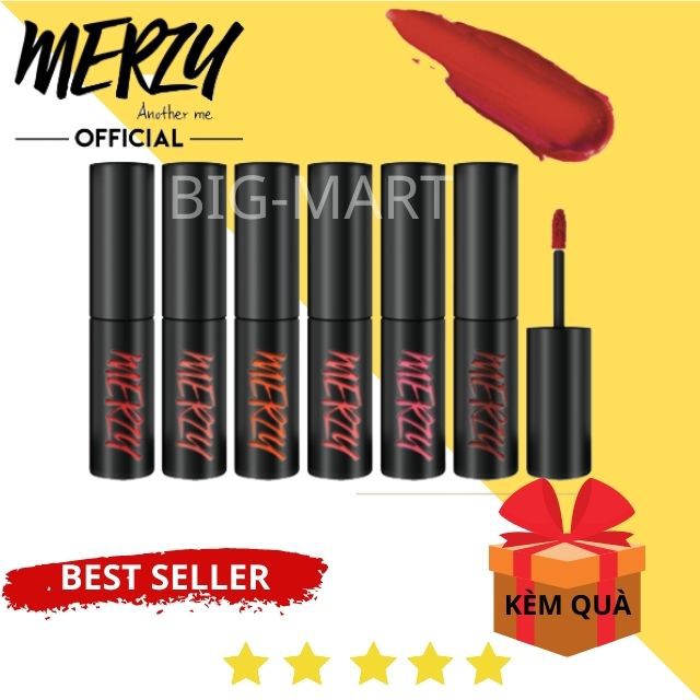 [XÁCH TAY HÀN QUỐC] Son Kem Lì Merzy Lên Màu Chuẩn Giữ Màu Lâu The First Velvet Tint