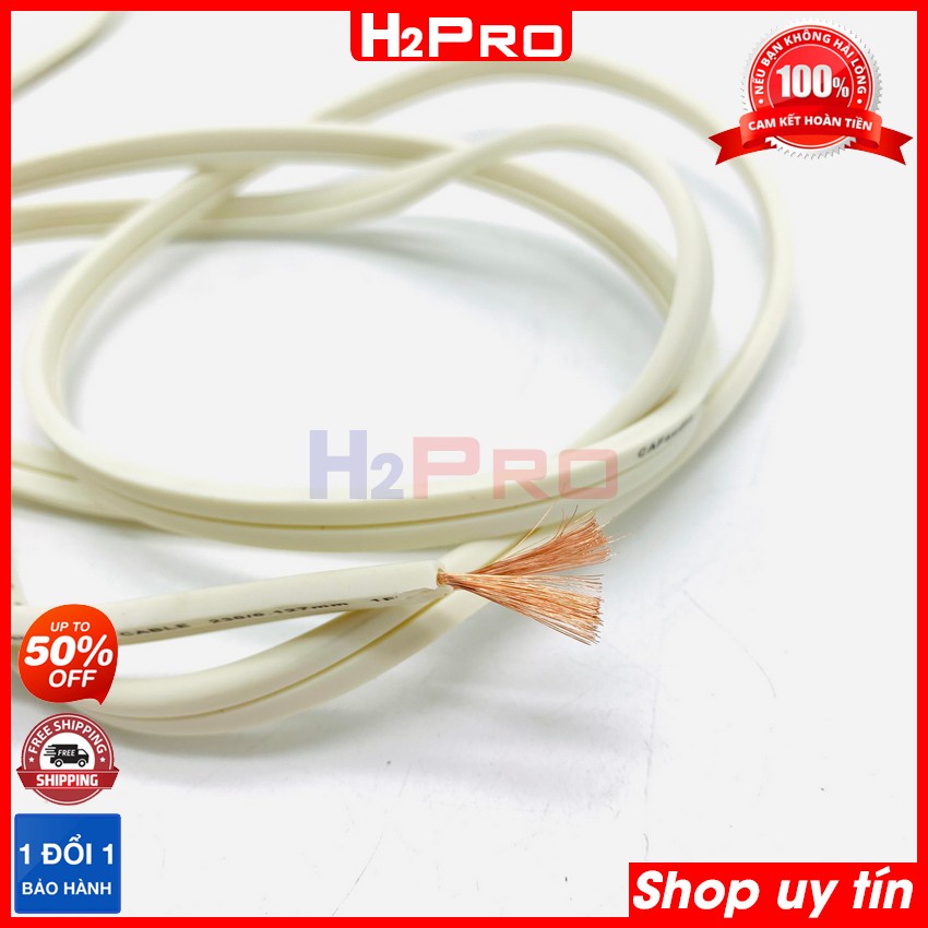 10m dây loa cao cấp CAF AUDIO H2Pro lõi đồng nguyên chất 230 sợi, dây loa audio xịn-chống nhiễu dài 10m