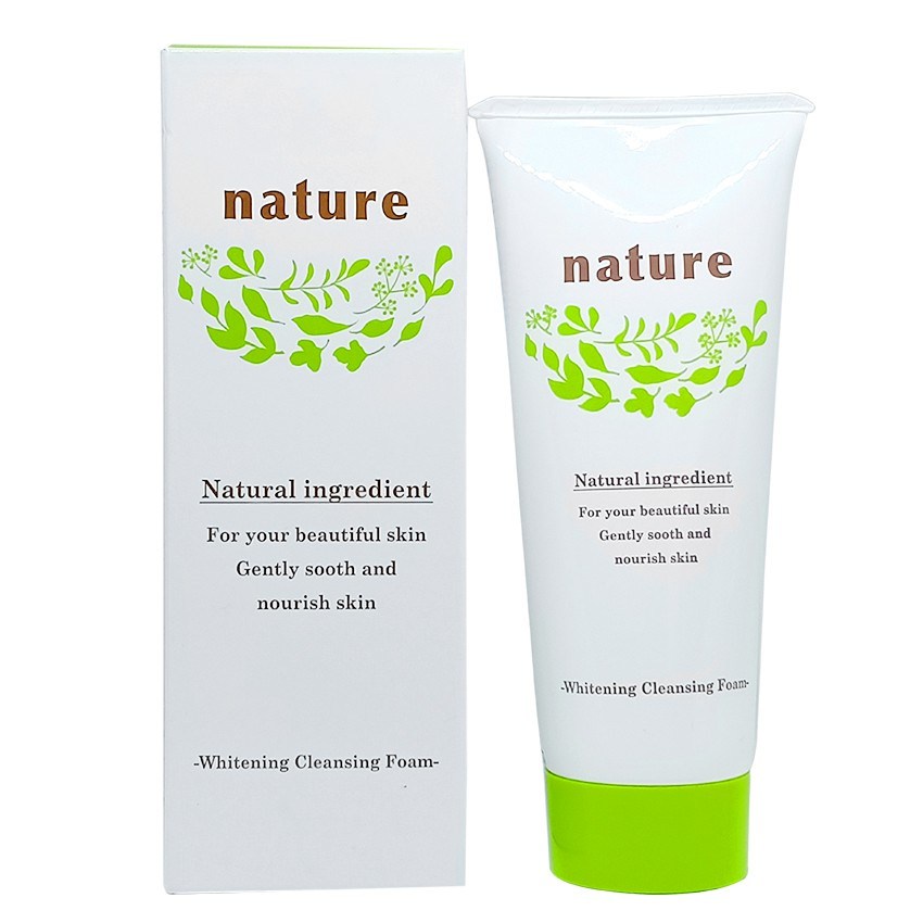 Làn Da Trắng Sứ Cùng Bộ Sản Phẩm Dưỡng Trắng Naris Nature Whitening 160ml