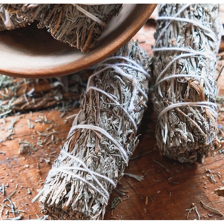 Bó Xô Thơm Xanh  đốt thơm nhà cửa, thanh tẩy và thu hút may mắn
