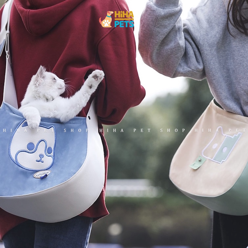 Ba Lô Mang Thú Cưng Đi Dạo Địu Chó Mèo Mang Đi Hihapet.