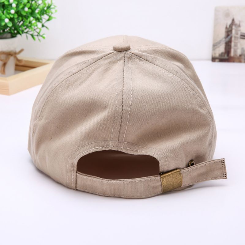 Nón lưỡi trai cotton hoạ tiết in phong cách thể thao cho nam và nữ