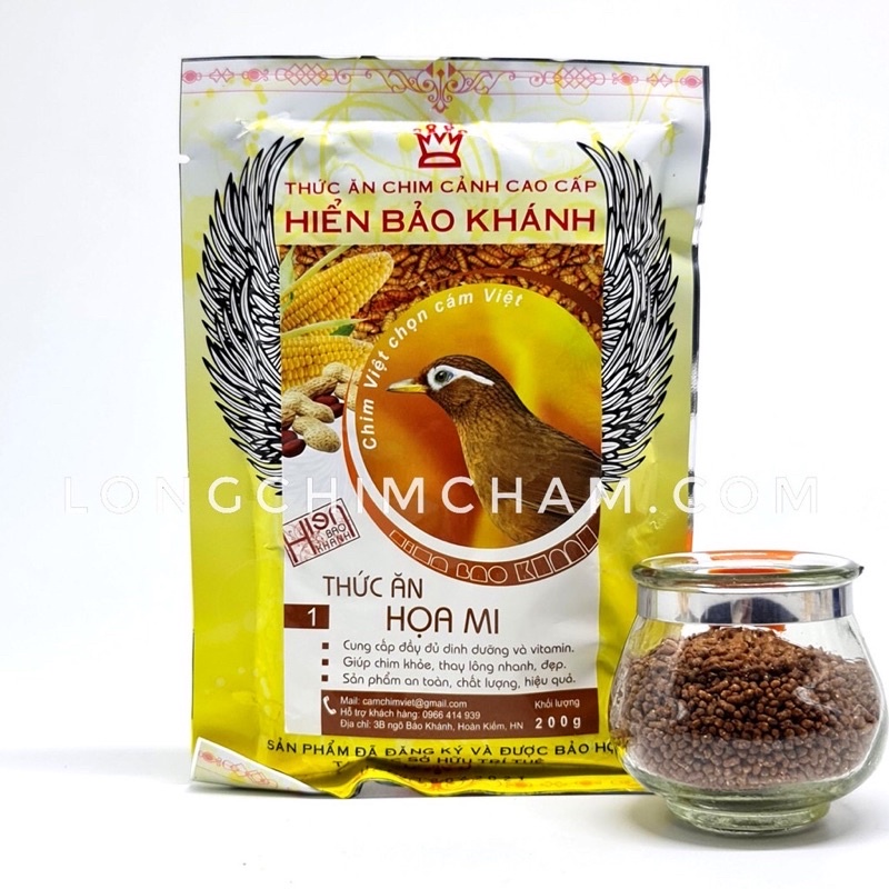 Cám hiển bảo khánh hoạ mi số 1(200g)