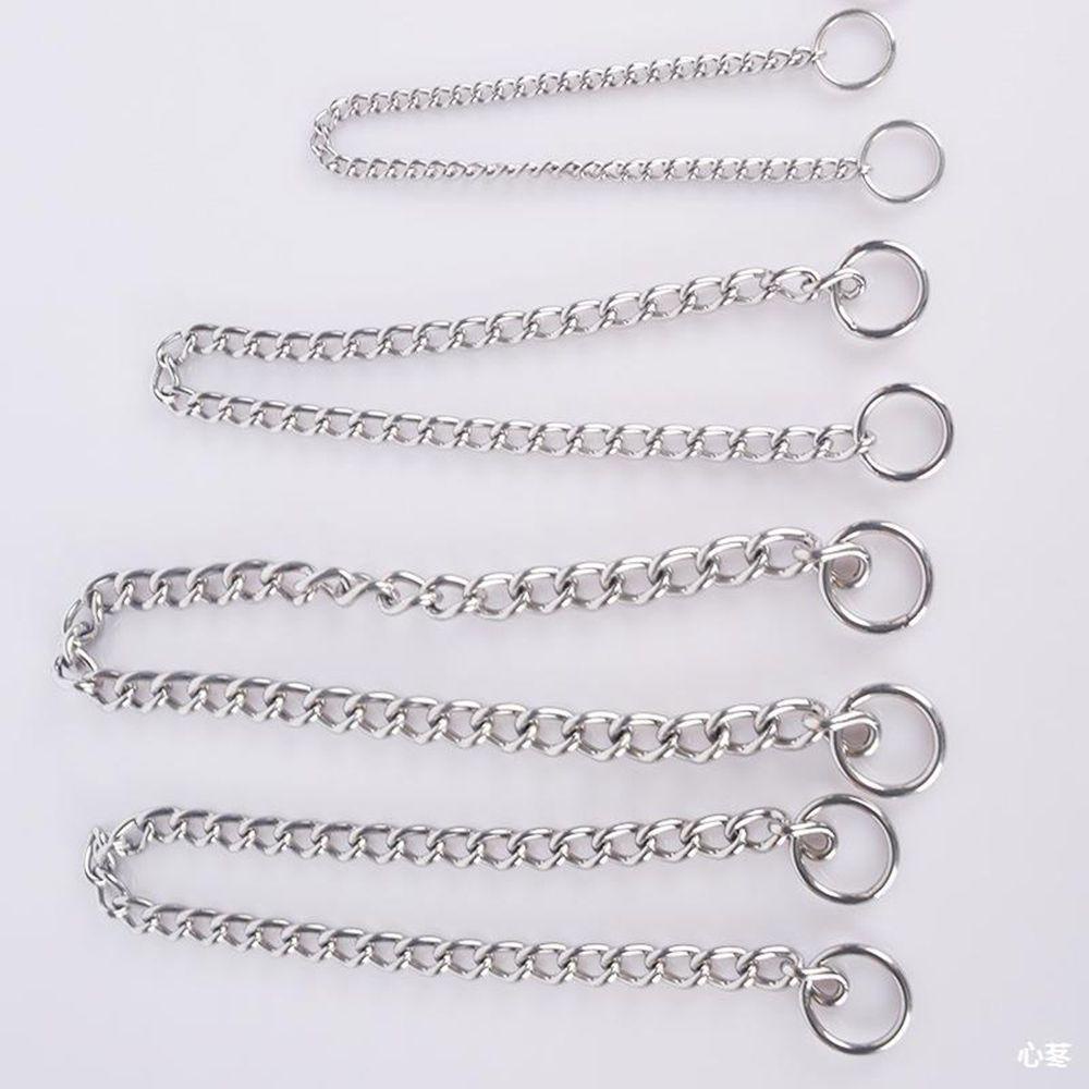 Vòng Cổ Cho Thú Cưng Bằng Thép Không Gỉ Bền Chắc Chống Mối Hàn Vừa Và Lớn