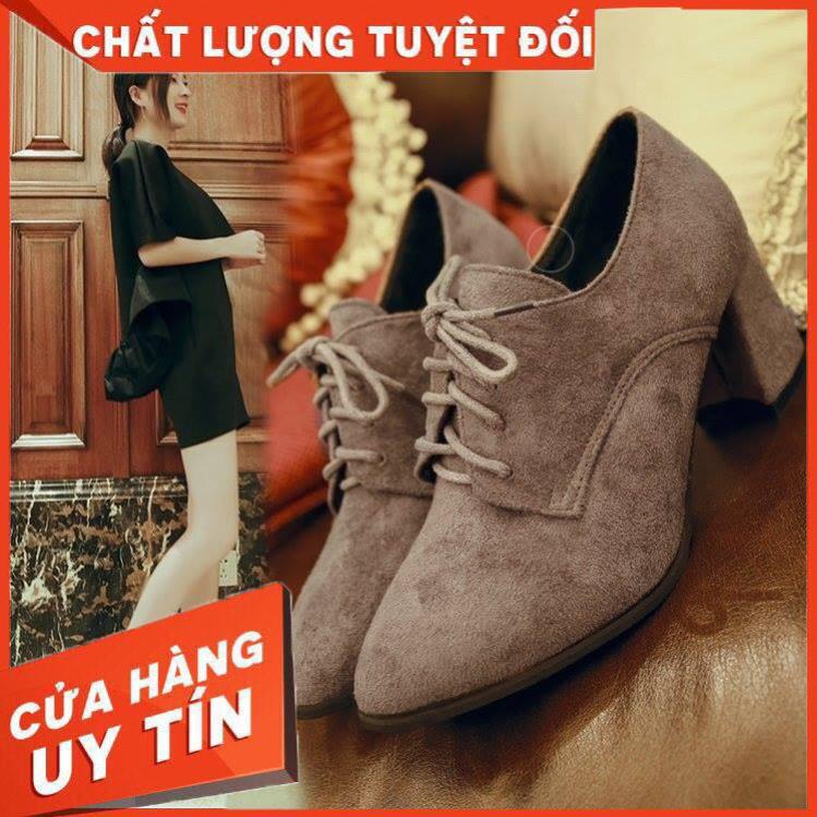 [Chính Hãng] Boots da lộn [FREESIP, HỖ TRỢ ĐỔI SIZE],giày đế vuông cao 7cm | BigBuy360 - bigbuy360.vn