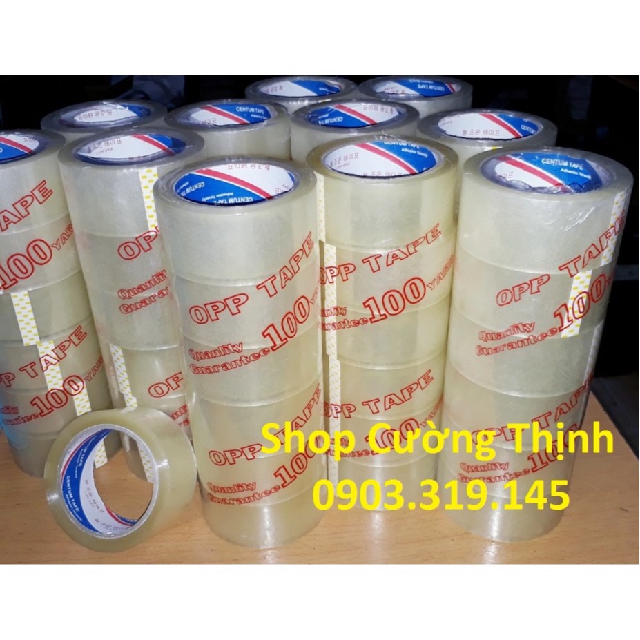 6 cuộn băng keo dán thùng 100yard