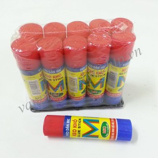 Lốc 10 lọ keo dán mic - hồ khô