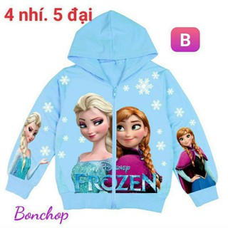 Áo khoác Elsa cao cấp (xanh 3,7,11,12)
