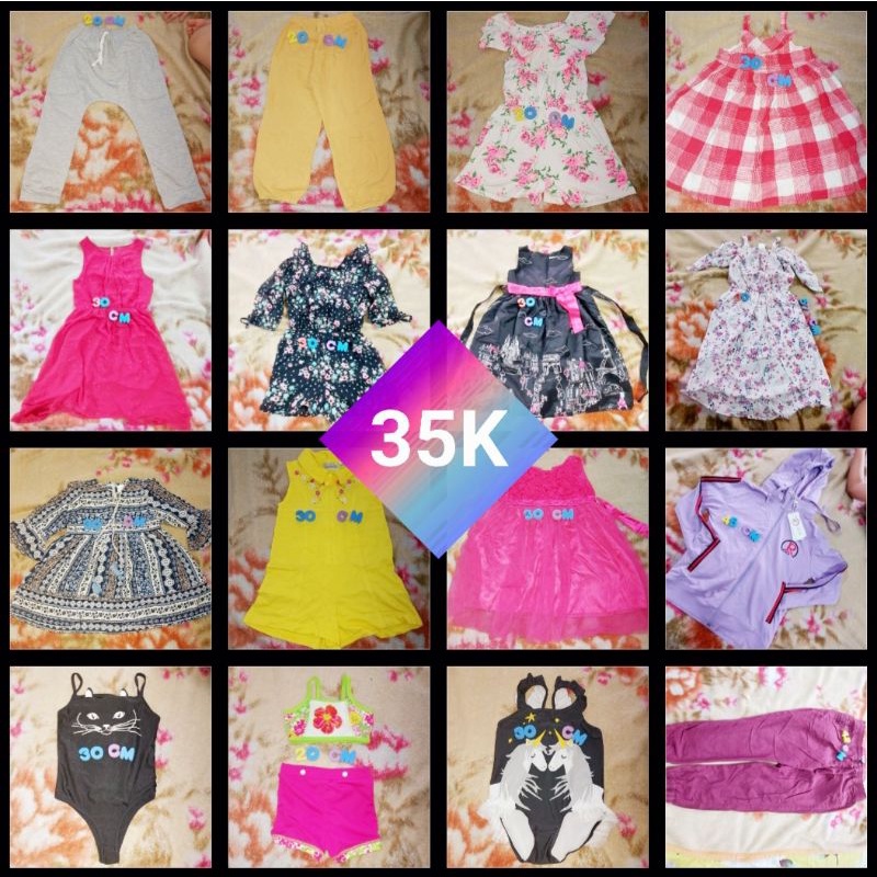 Set đầm 2hand bé gái đồng giá 40k_P.1