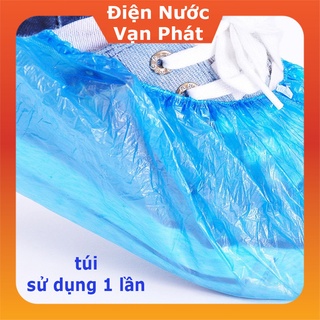 100 túi bọc giày nilong đi mưa chống ướt bảo vệ đôi giày của bạn dùng 1 lần chất lượng