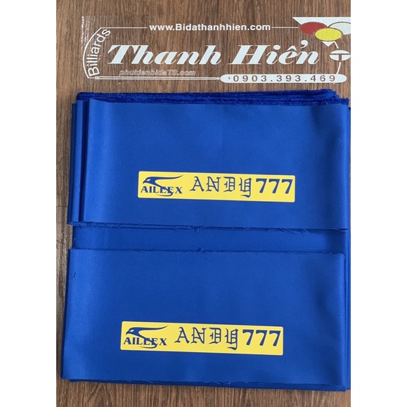 VẢI (NỈ) BI-A (BIDA) AILEEX 888,  ANDY 7777 CHỮ IN THƯỜNG GIÁ RẺ