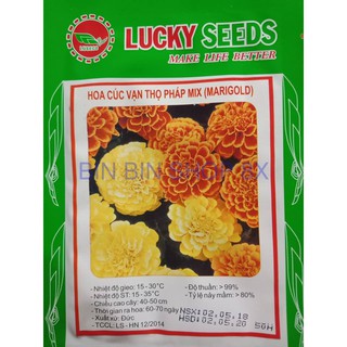 Hạt giống hoa cúc vạn thọ Pháp - 50 hạt