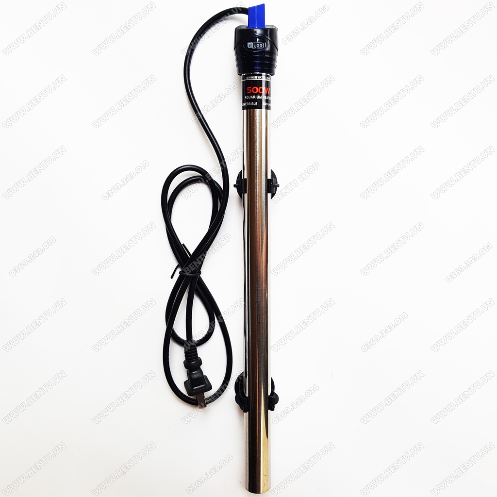 Máy Sưởi Inox Cho Bể Cá YEE 500w (Bể Dưới 500L Nước)