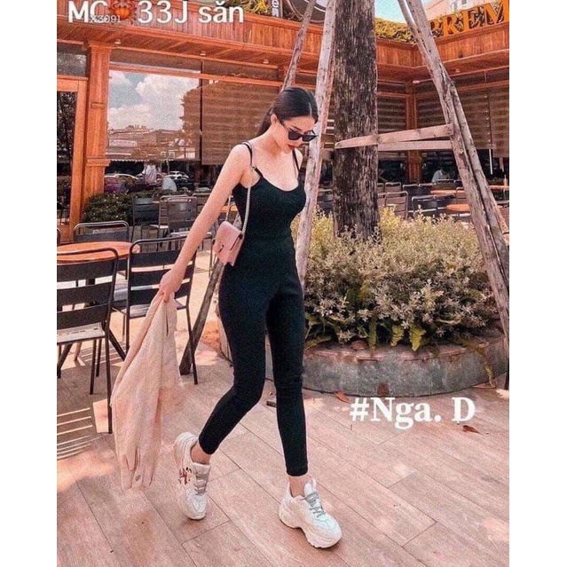 H1- Jump body dài 2 dây hở lưng, chất thun gân