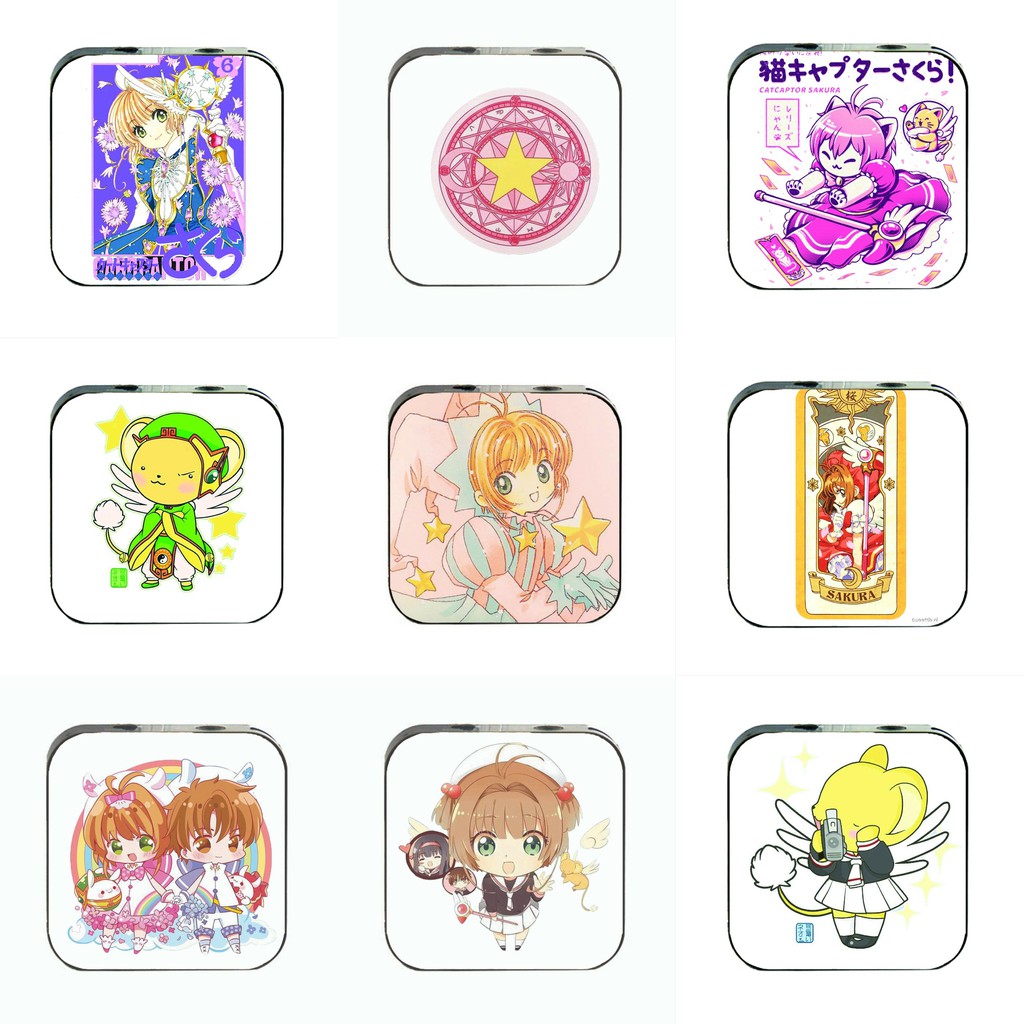 Máy nghe nhạc Cardcaptor Sakura - Thủ Lĩnh cầm tay mini tặng tai nghe dây cắm có mic và dây sạc anime chibi mp3