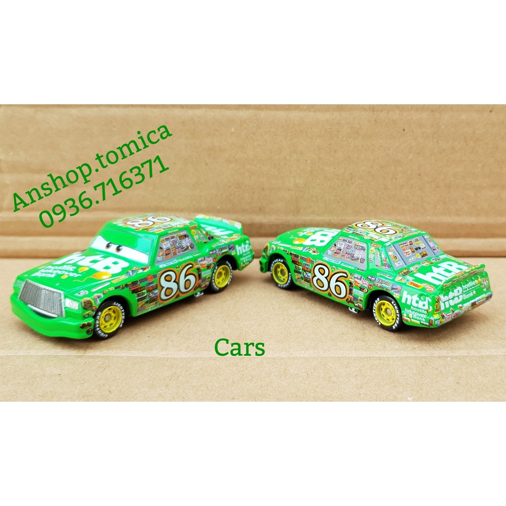 Xe mô hình tomica Nhật Bản - Cars không hộp - Chick Hicks - màu xanh