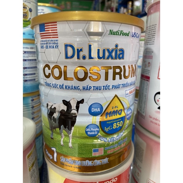 Sữa Non Dr Luxia Colostrum Step 1 800g( Dành cho trẻ từ 0-6 tháng )