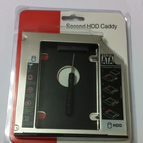 Caddy Bay SATa 3 dày 12.7mm . Mở rộng hdd cho Laptop.