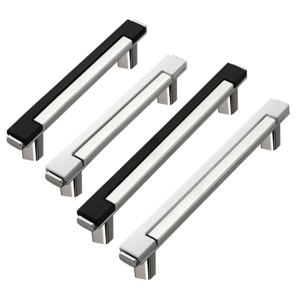 KUNHEV Tay Nắm Cửa Tủ Bếp Bằng Hợp Kim Kẽm Hai Màu Sắc