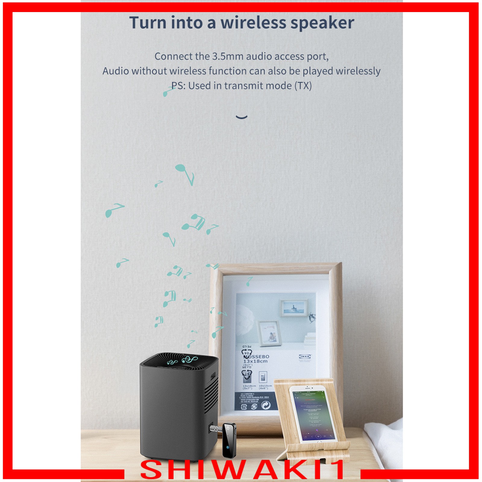 Bộ Thu Phát Bluetooth 5.0 Không Dây 2 Trong 1 Chuẩn 3.5mm Aux | BigBuy360 - bigbuy360.vn