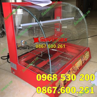 Tủ trưng bày giữ nóng thực phẩm mini