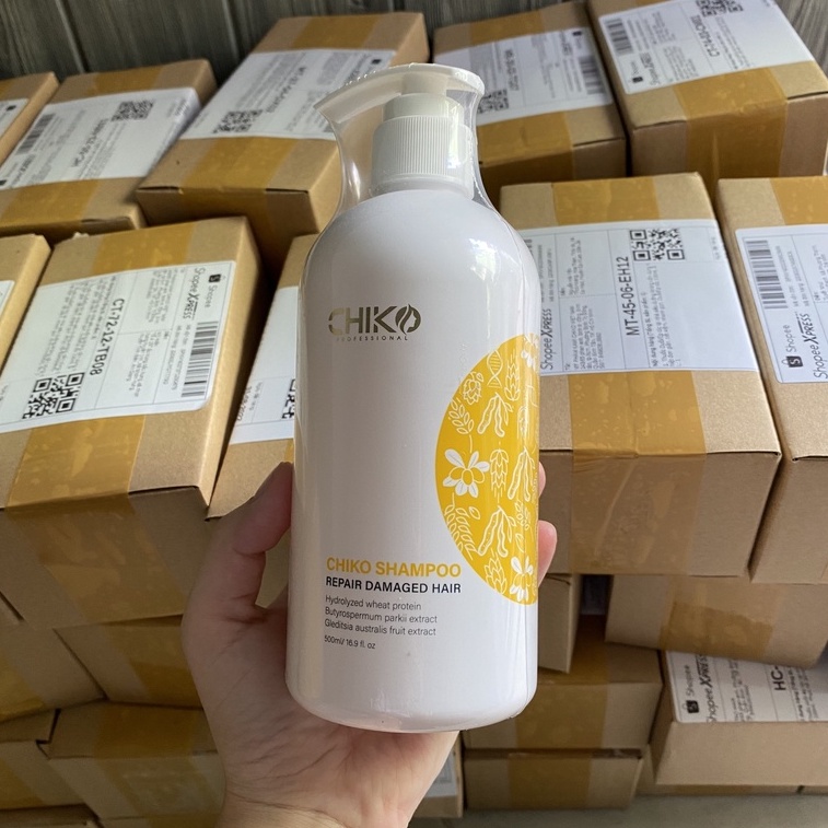 Dầu gội 5 trong 1 Chiko - 5 tính năng trong 1 chai gội duy nhất:DẦU GỘI + DẦU XẢ + DẦU HẤP + KHÁNG DẦU + THẢI ĐỘC