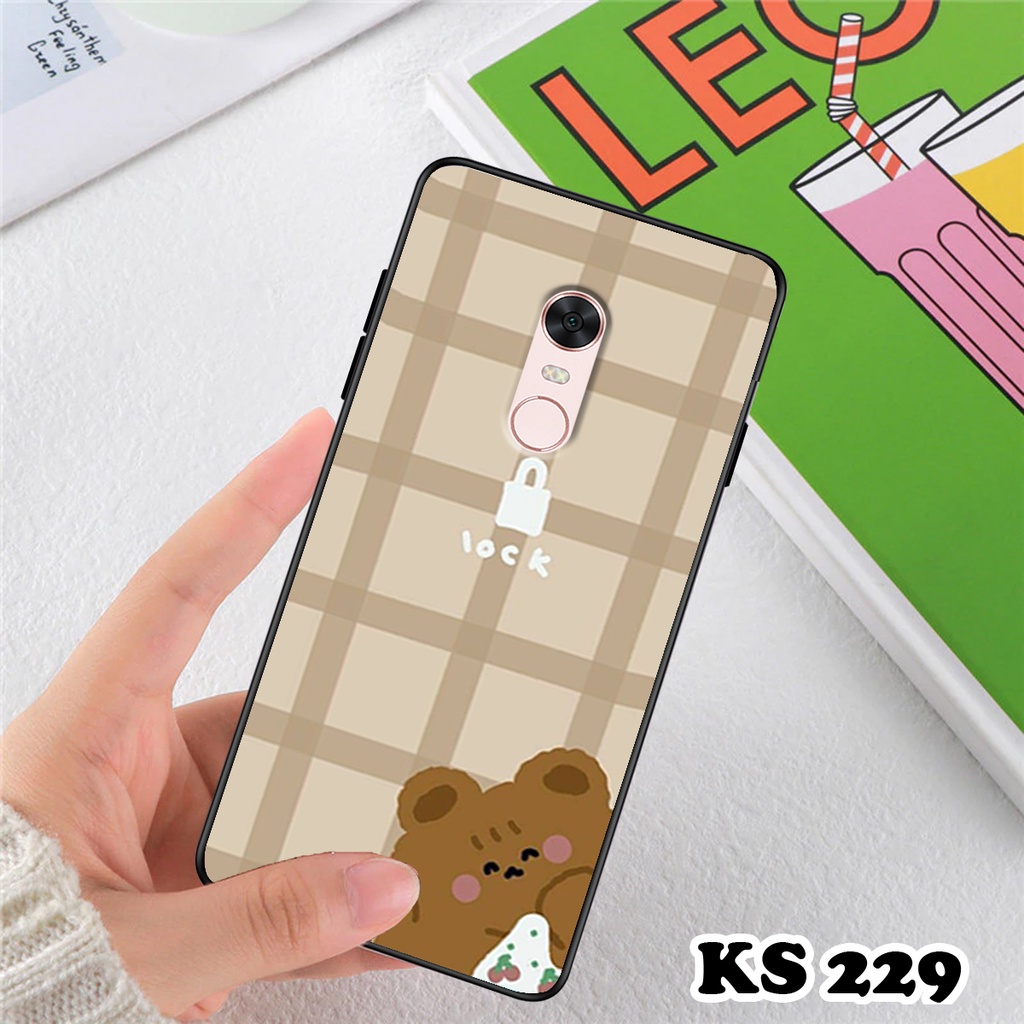 Ốp lưng Xiaomi Redmi 5 - Redmi 5A - Redmi 5X - Redmi 5 Plus - Ốp in hình gấu bear ngộ nghĩnh