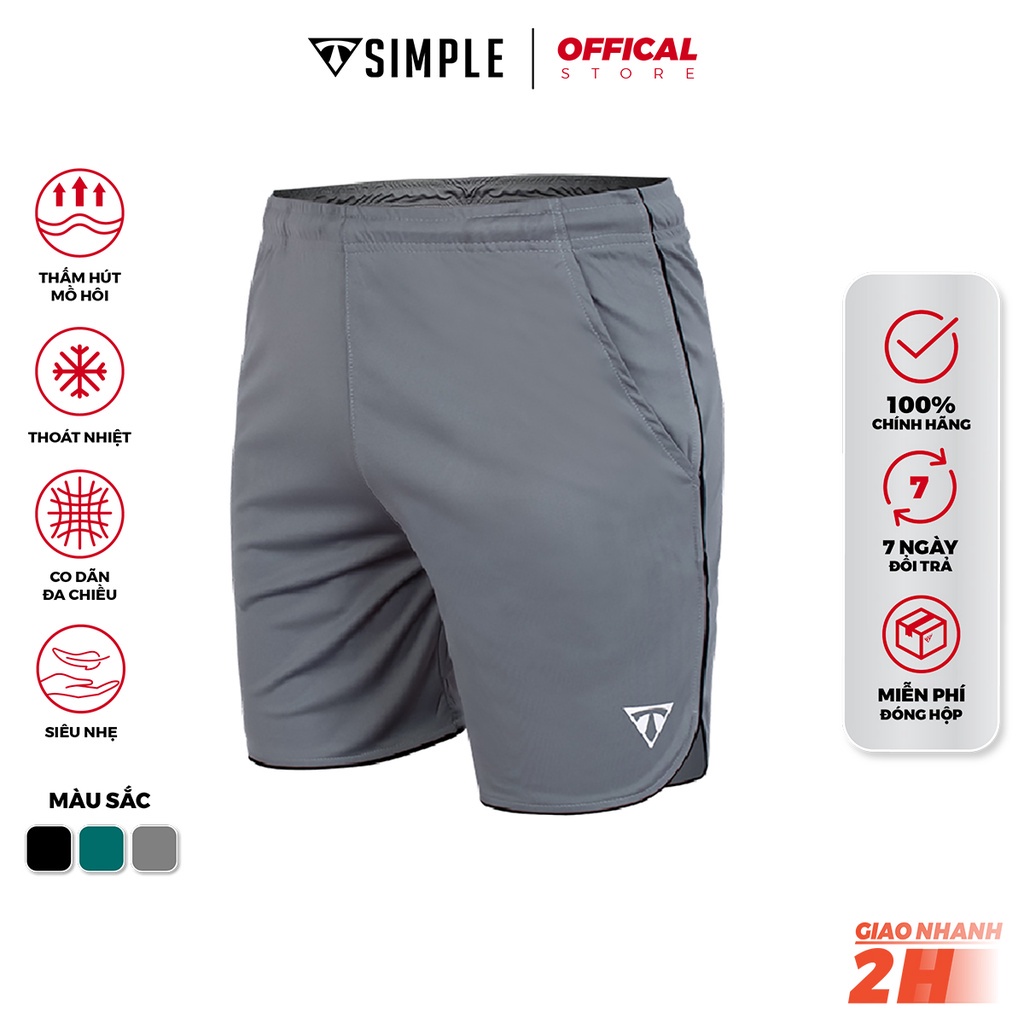 Quần Thể Thao Nam TSIMPLE vải thun lạnh co giãn nhẹ mát thể thao hay mặc nhà MSSQBL *