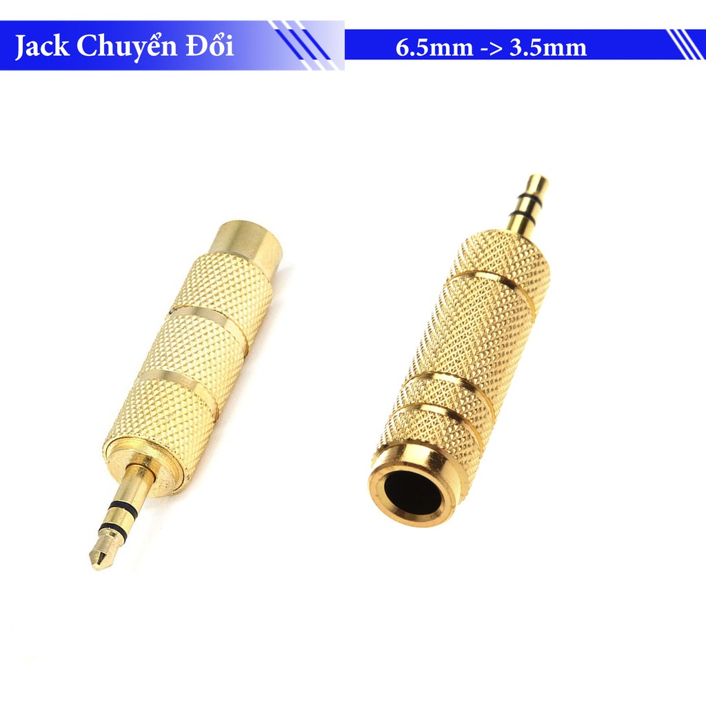 Jack chuyển đổi âm thanh 3.5 mm ra 6.5 mm