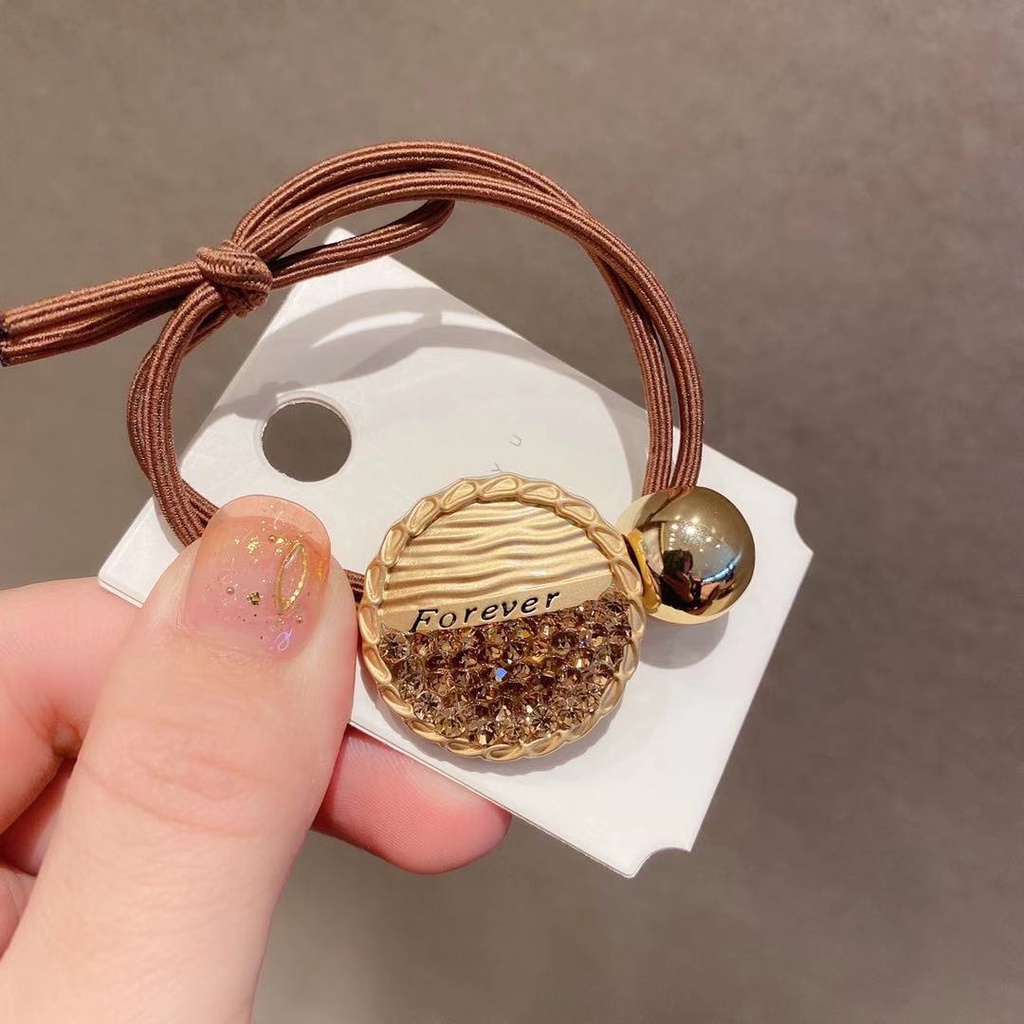 Dây Chun Buộc Tóc Xinh Xắn Hình Ngôi Sao Vàng Dễ Thương Sang Chảnh Cho Phái Nữ