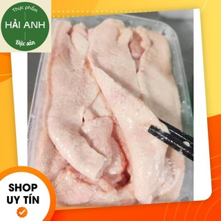 Vú heo tươi cắt lát sẵn - đồ ăn vặt - hải anh