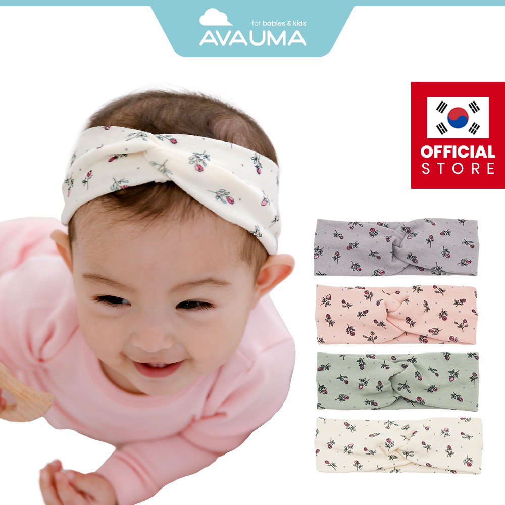 1 Băng Đô Hoa Hồng 4 Màu Cho Bé Gái Sơ Sinh 5 Tuổi
