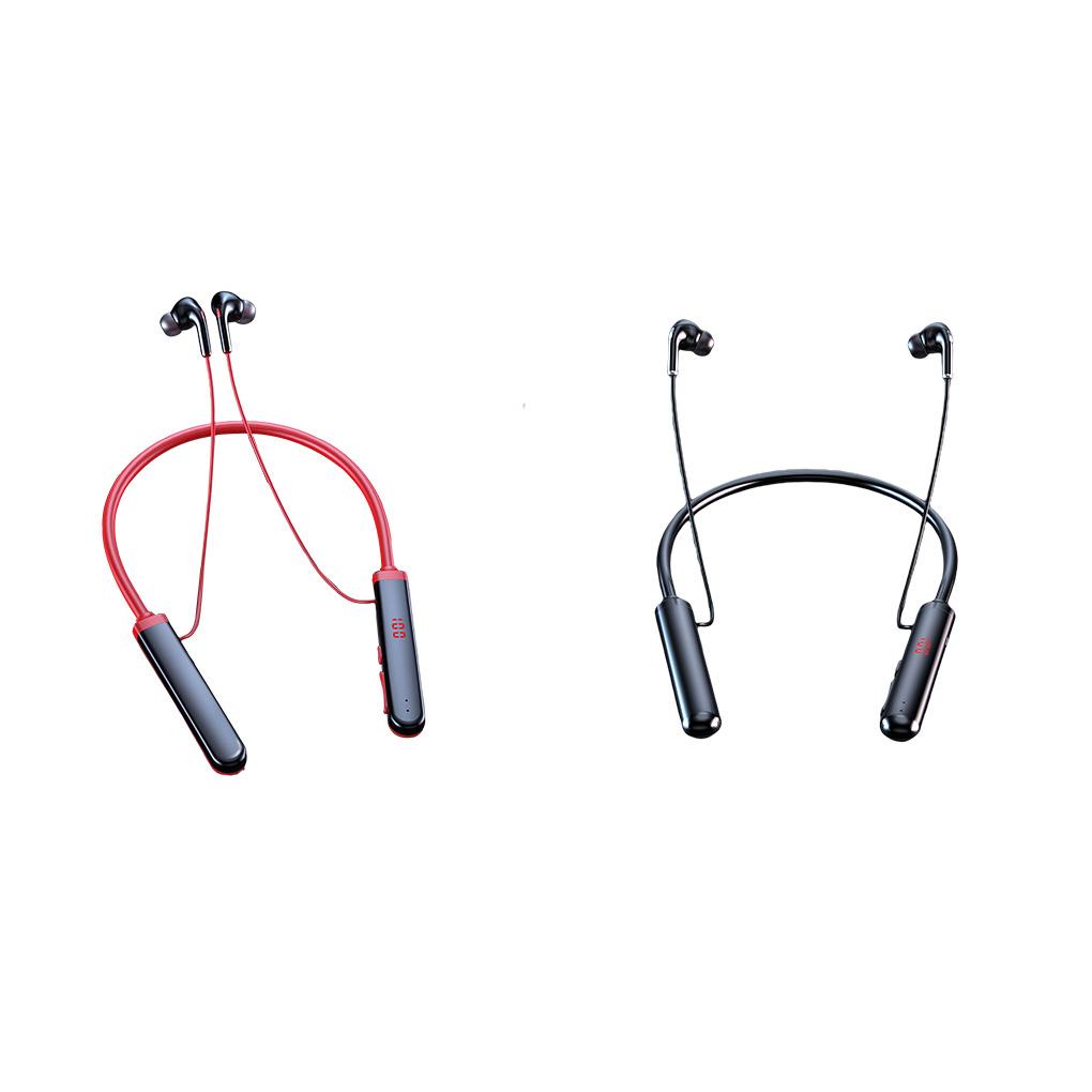 Tai Nghe Bluetooth HiFi Stereo 5 0 Màn Hình LED Kỹ Thuật Số Kèm Mic Chống Nước IPX3