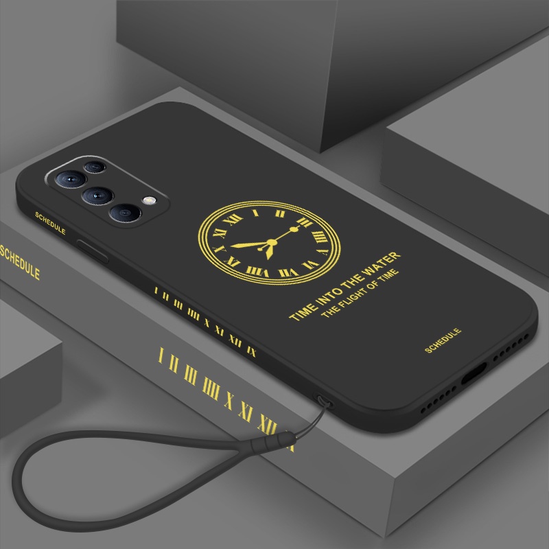 Ốp Điện Thoại TPU Silicone Hình Đồng Hồ Cho oppo reno 5 reno 4 reno 3 reno 6 4G reno 6 5G reno2 f