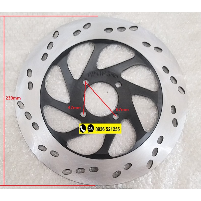 Đĩa thắng trước phanh trước Suzuki EN150, 125 Suzuki Viva 2 thắng đĩa và các dòng xe tương ứng