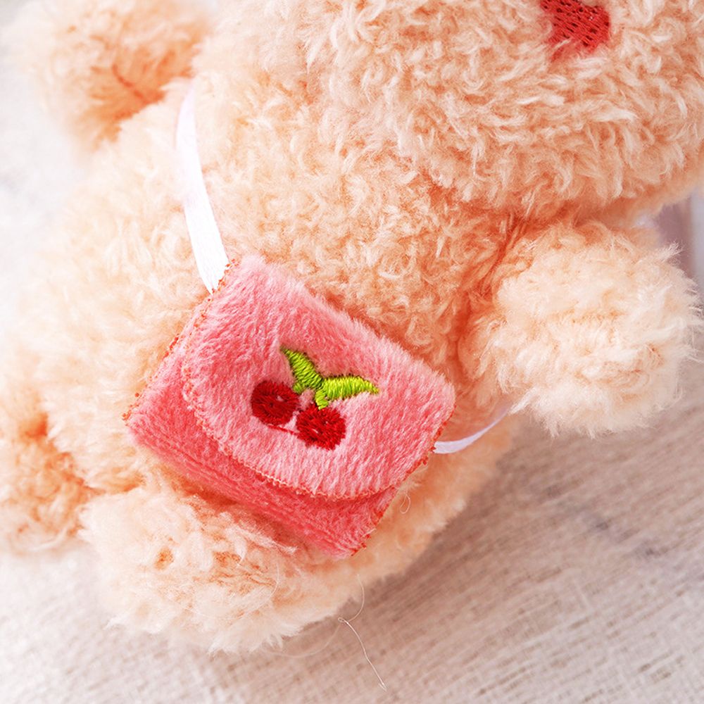 Móc khóa hình thỏ cừu nhồi bông mềm mại dễ thương