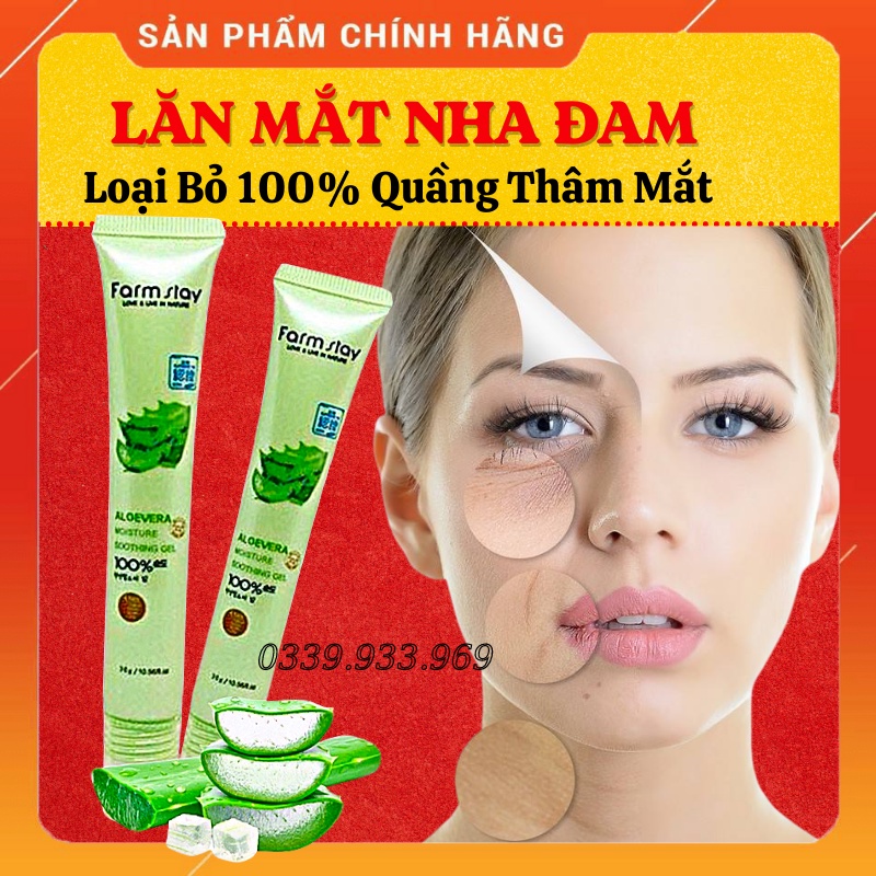Lăn Mắt Nha Đam Farm Stay Giảm Thâm Quầng Bọng Mắt