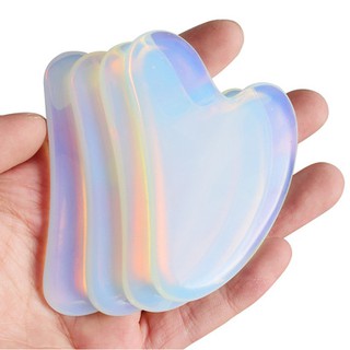 Natural Opal Jade Roller Guasha Scraper For Face Gua Sha Dụng cụ massage Bộ công cụ massage mặt Con lăn massage Guasha Board Jade Massager