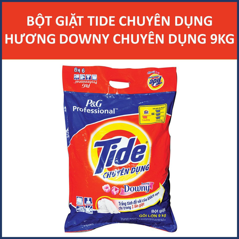 Bột giặt Tide Chuyên dụng hương Downy 9kg