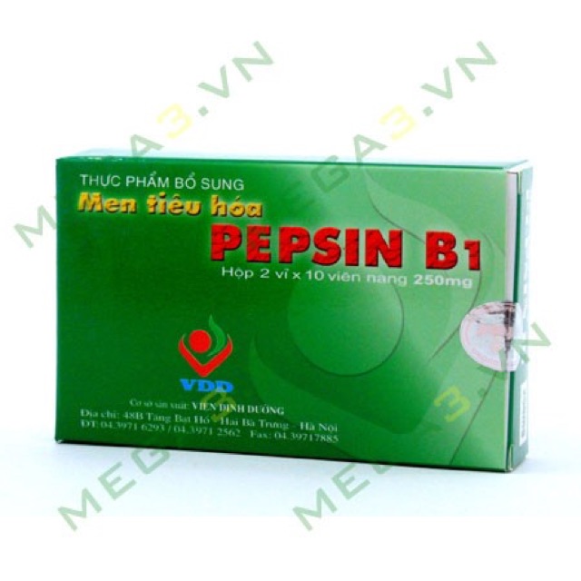 Men tiêu hoá viện dinh dưỡng quốc gia Pepsin b1