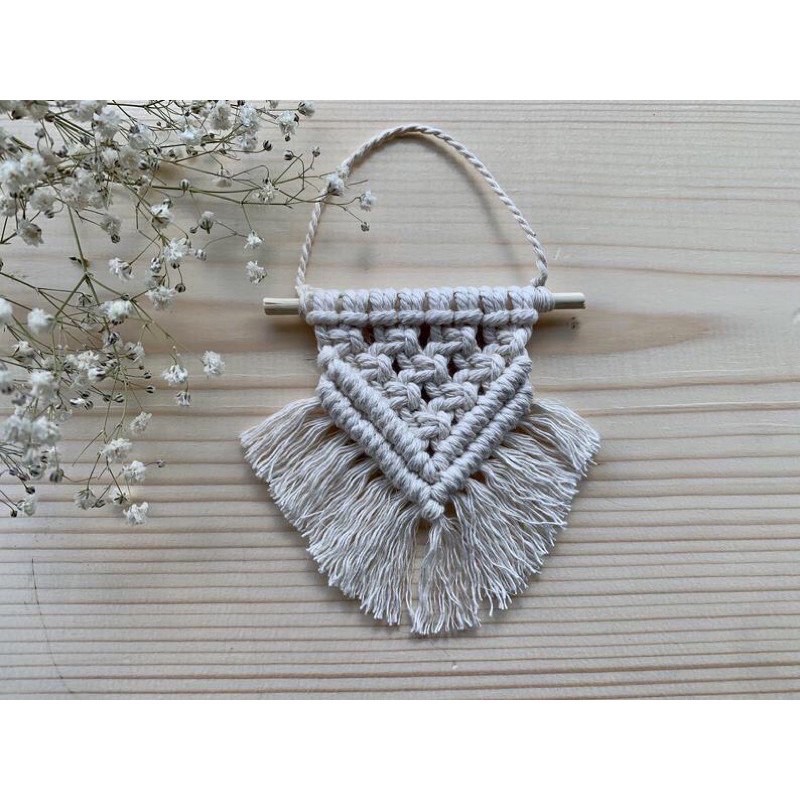 Macrame mini treo tường trang trí phòng