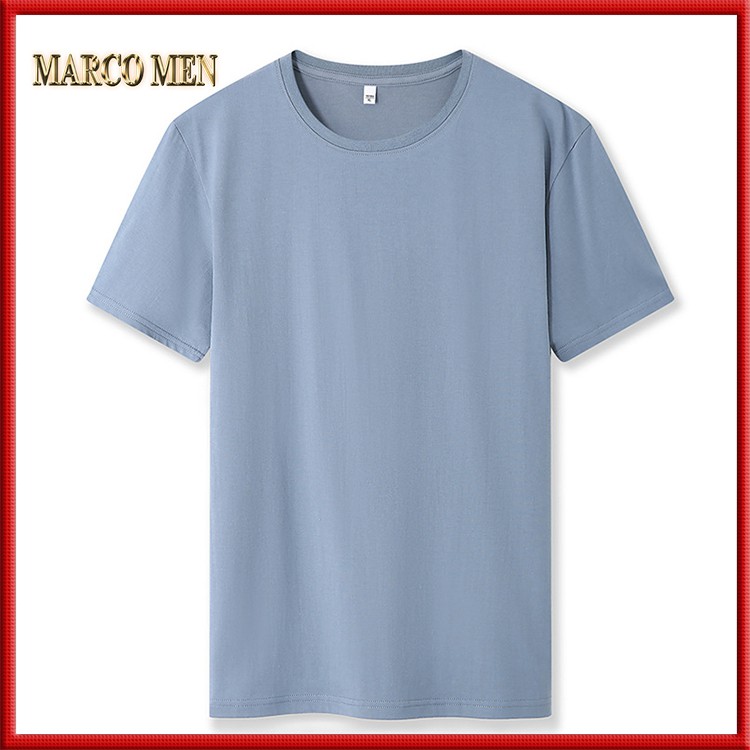 Áo thun nam nữ trơn vải cotton co giãn dày dặn thấm hút mồ hôi form Regular fit ATN01