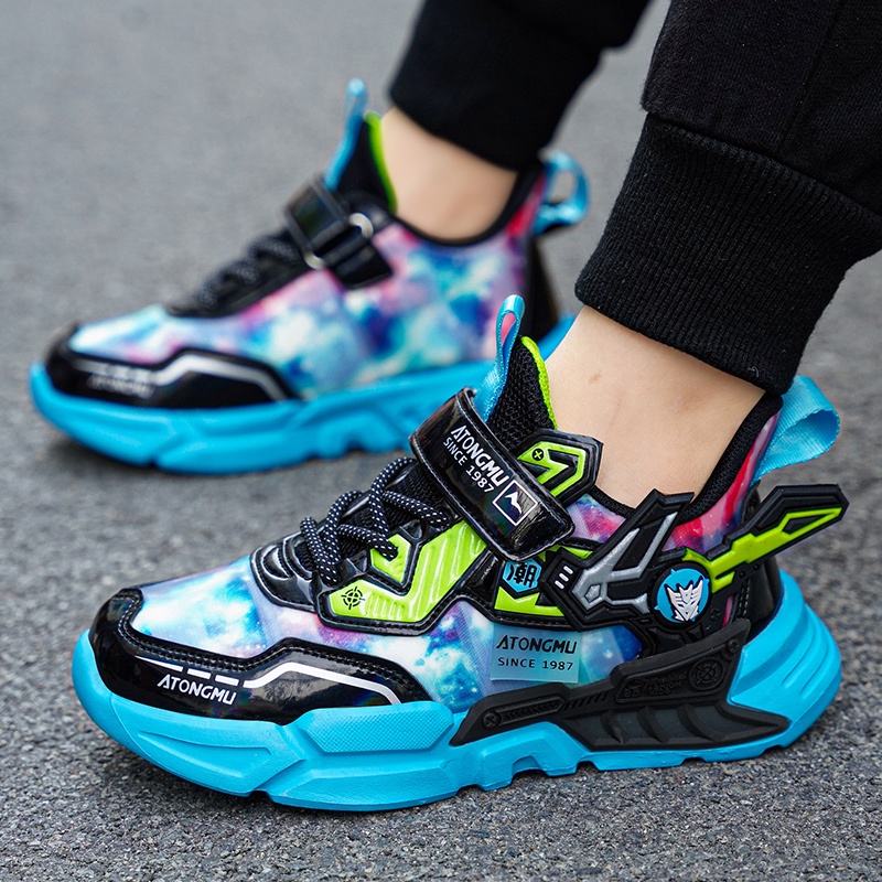 Giày thể thao bóng rổ đế chống trượt mang thoáng khí mẫu mới size 28-39 cho bé