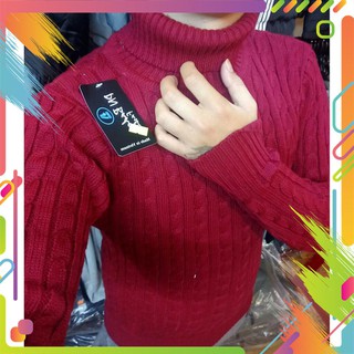 Áo Len Vặn Thừng Trơn Cổ Lọ Siêu Hot