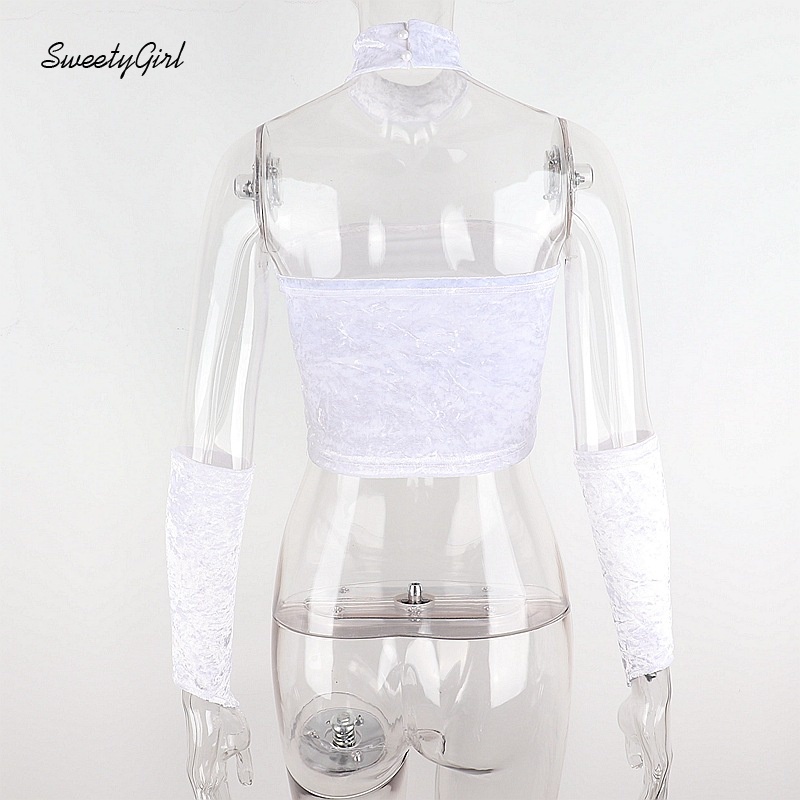 Áo Ống Hở Vai Màu Trơn Thời Trang Đường Phố Cho Nữ