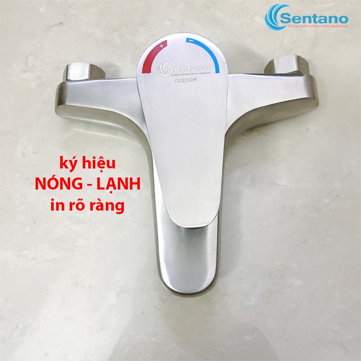 [HÀNG ĐẸP] Bộ củ sen tắm SENTANO KIỂU TRÒN inox 304 cao cấp dùng cho nguồn nước nóng lạnh