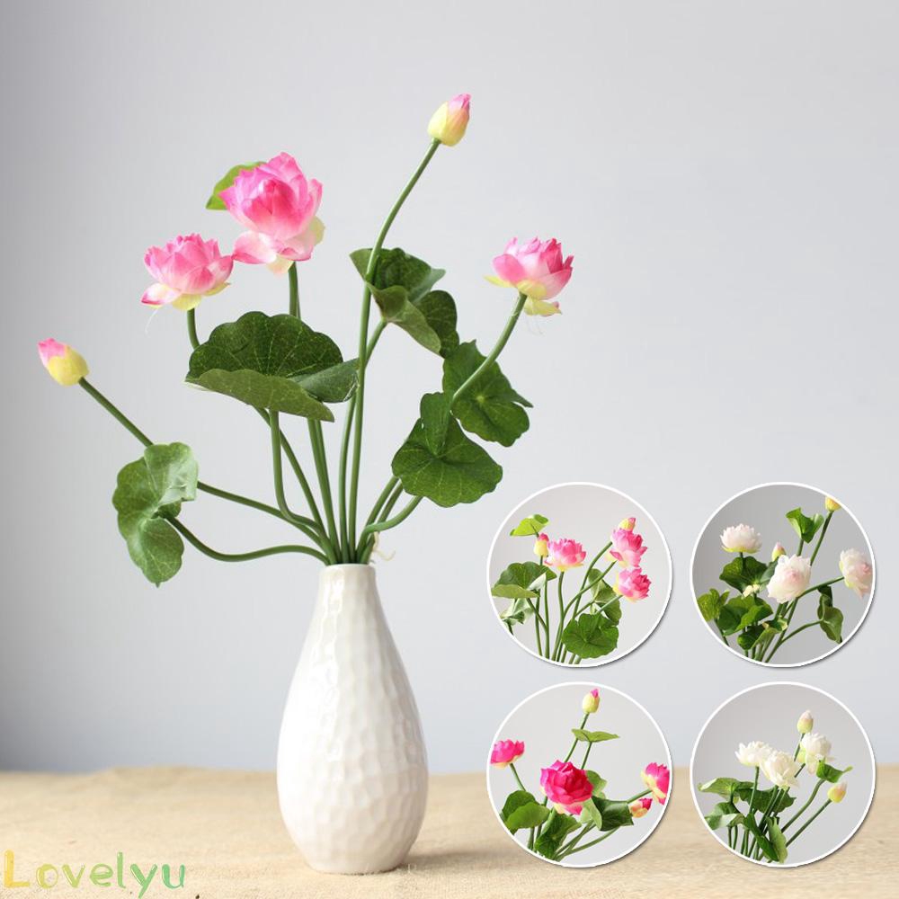 Hoa Sen Giả 32cm Trang Trí Đa Năng