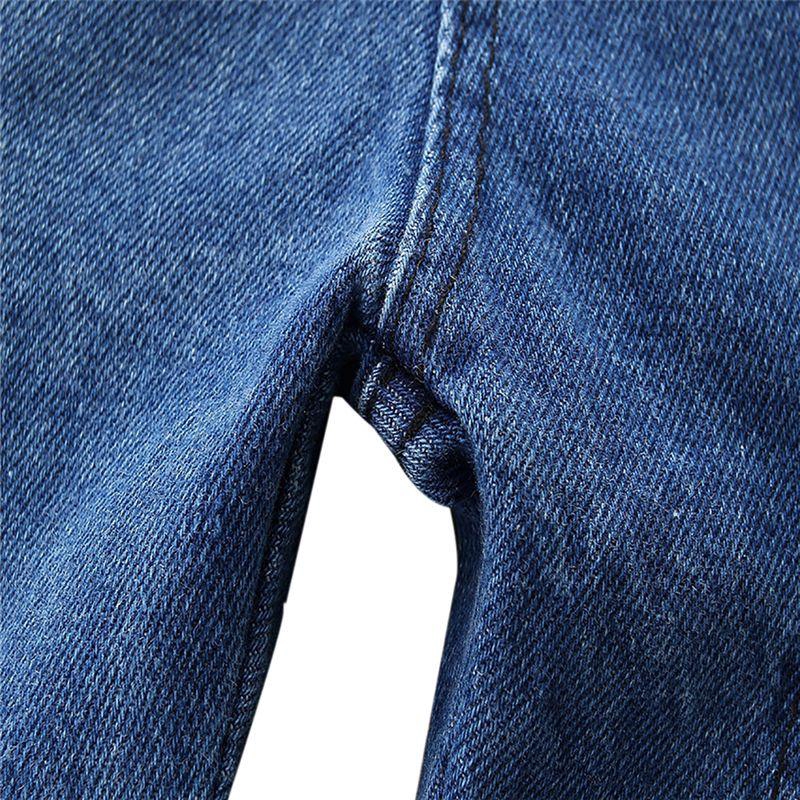 Quần Jeans Dài Phối Tua Rua Cho Bé Gái