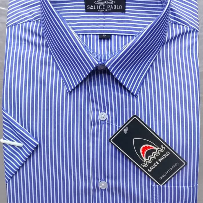 Áo Sơ Mi Nam Dài Tay Trang Trọng Hayde 3901XC Salice Paolo Shark Motif