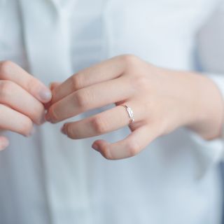 Nhẫn lông vũ size 10_19 S925